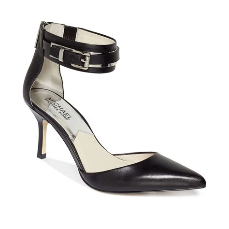 michael kors black heels free shipping